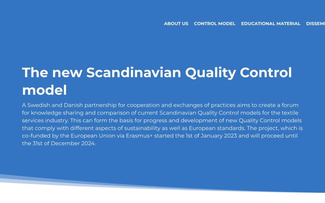 Utbildningsmaterialet för the new Scandinavian Control Model arbetas fram