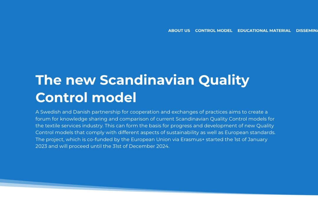 The new Scandinavian Quality Control model website